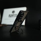 Magnetic Frosted Armor Case for Samsung Galaxy Z fold 8 Ultra | Rotating Metal Stand