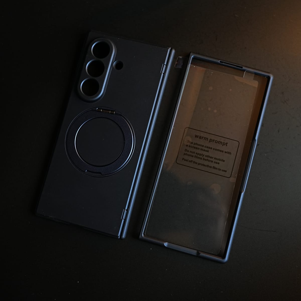 Matte Case for Galaxy Z Fold 8 Ultra | 360° Rotating Stand & Hinge Protection