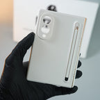 Matte Finish Case with Built-in Screen Protector For Samsung Galaxy Z Fold 8 | Full Hinge Protection & S Pen Holder