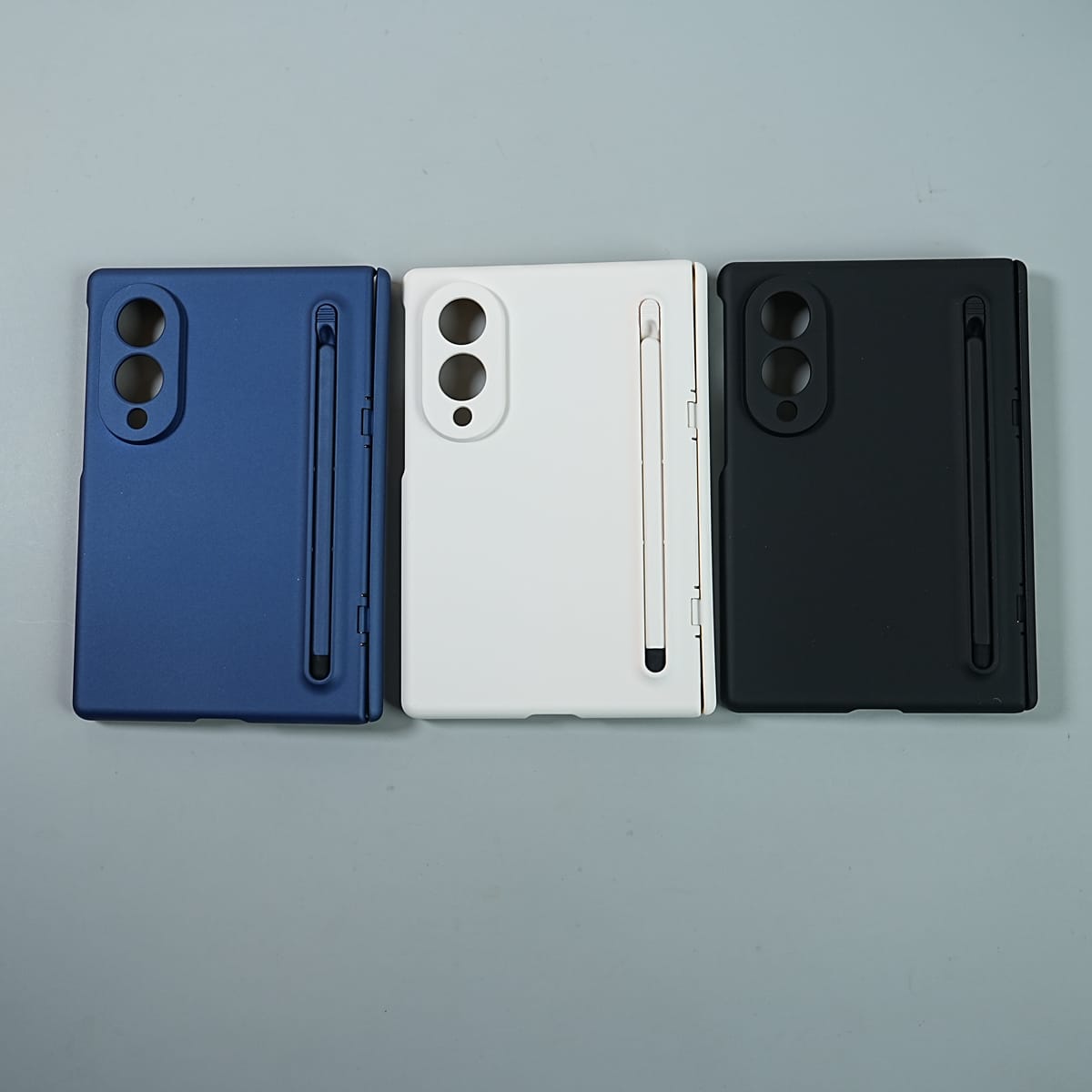 Matte Finish Case with Built-in Screen Protector For Samsung Galaxy Z Fold 8 | Full Hinge Protection & S Pen Holder
