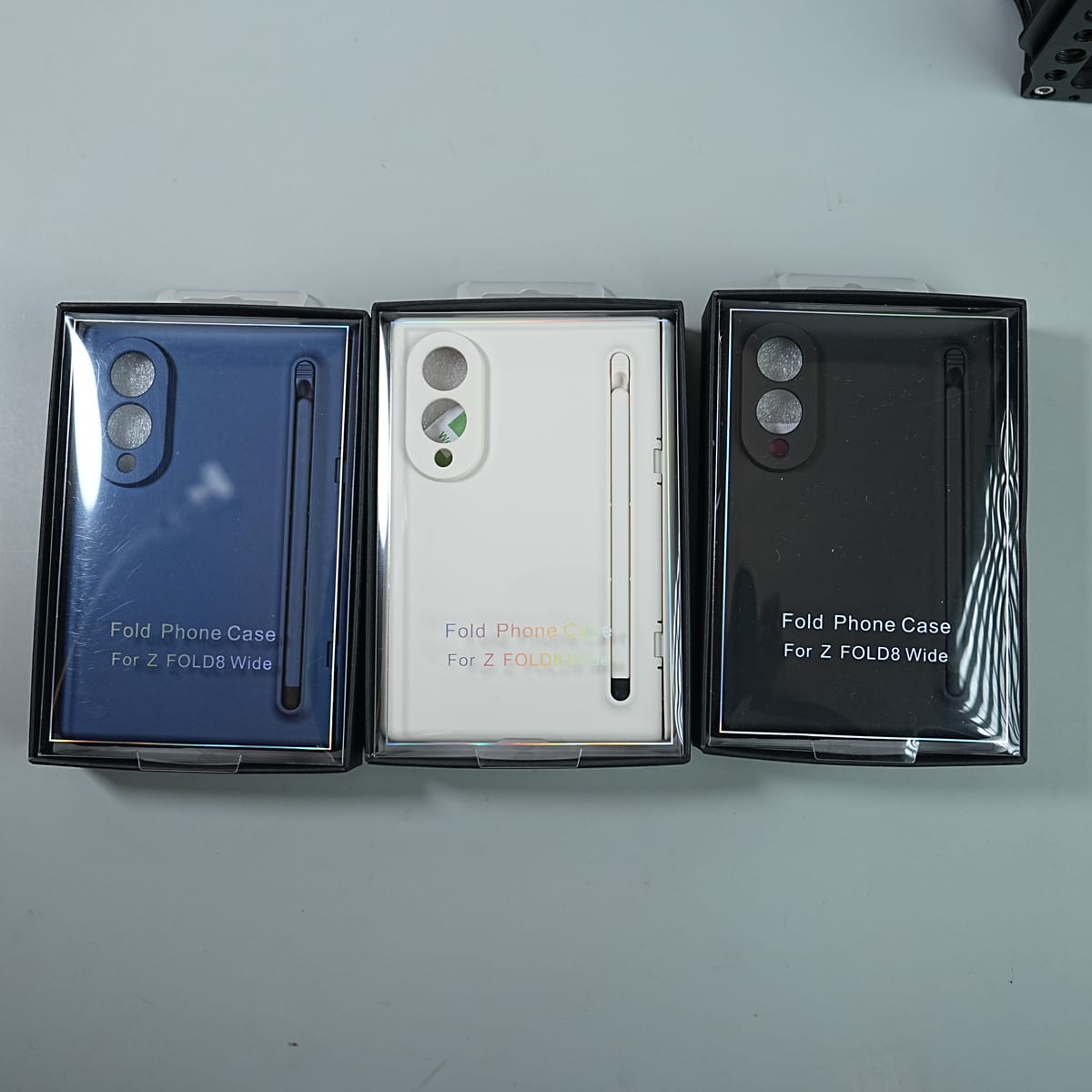 Matte Finish Case with Built-in Screen Protector For Samsung Galaxy Z Fold 8 | Full Hinge Protection & S Pen Holder