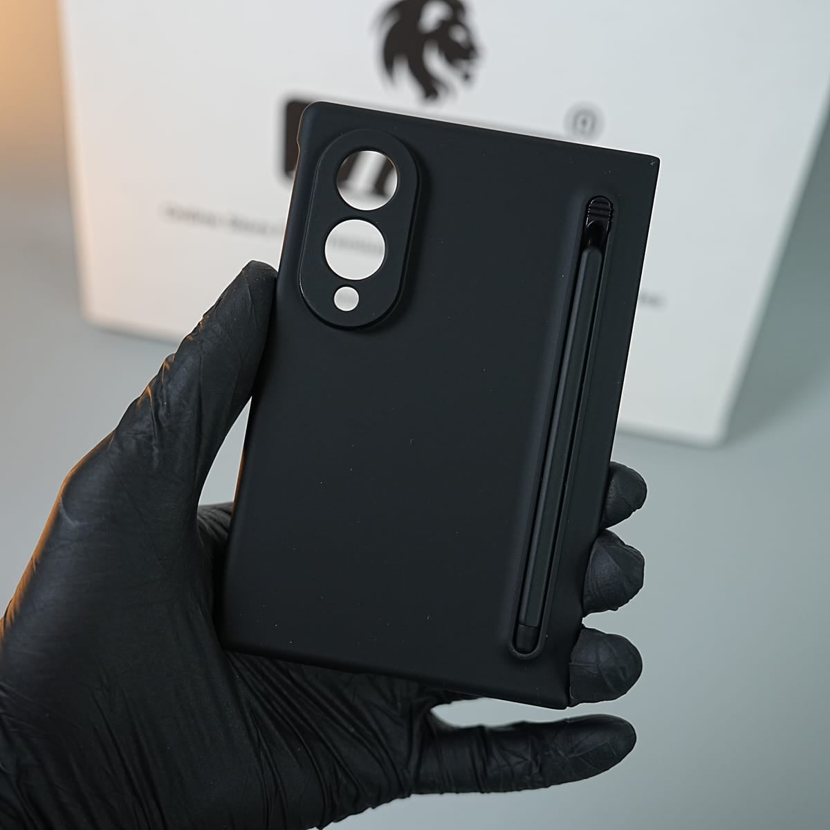 Matte Finish with Full Hinge Protection For Galaxy Z Fold 8 | S Pen Holder Protective Case