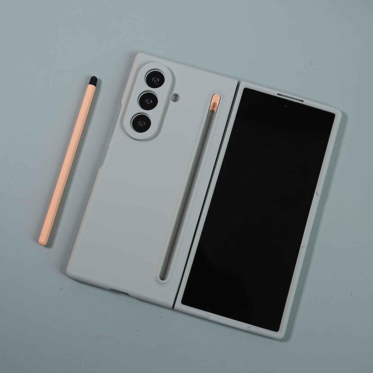 Matte Finish with Full Hinge Protection For Galaxy Z Fold 8 Ultra | S Pen Holder Protective Case
