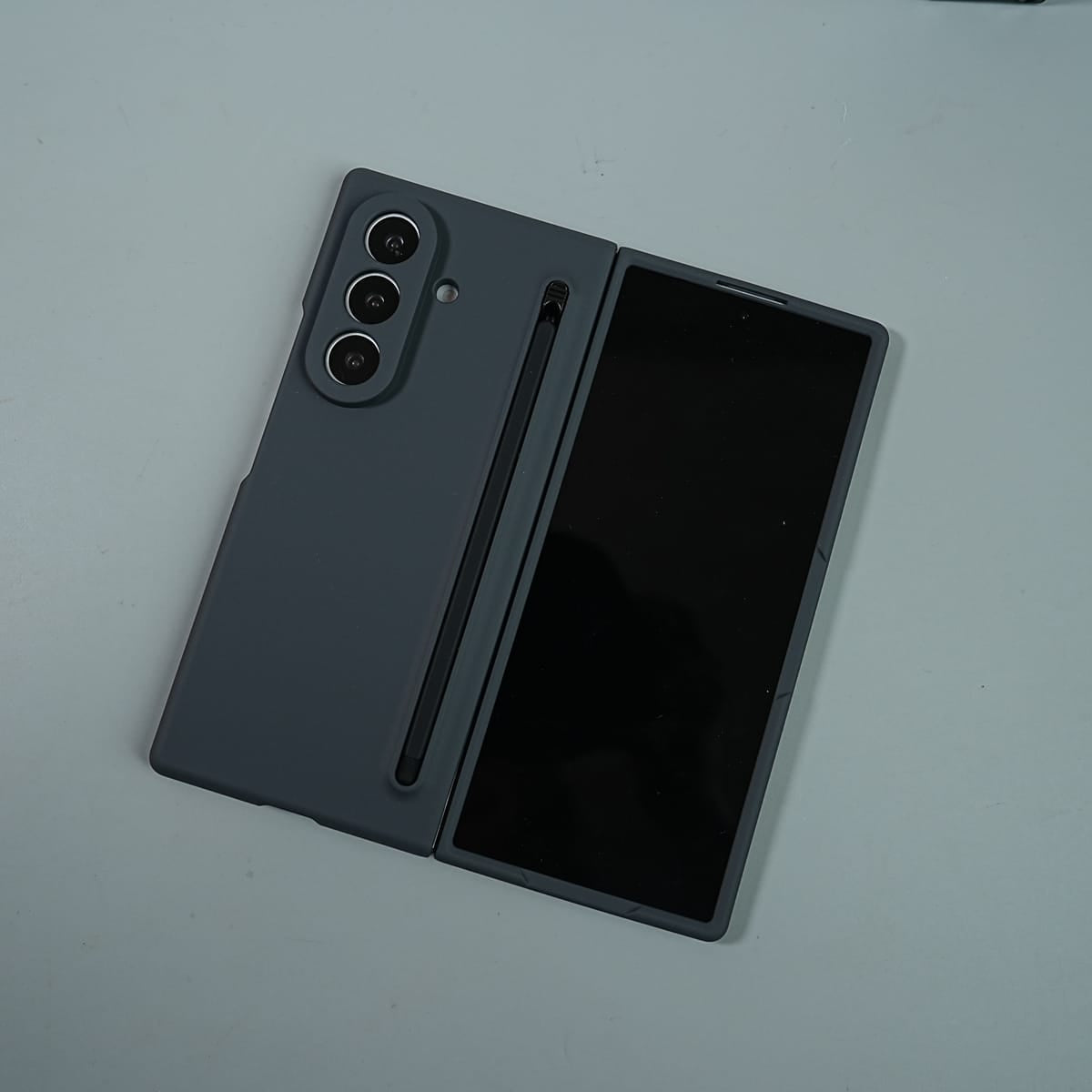 Matte Finish with Full Hinge Protection For Galaxy Z Fold 8 Ultra | S Pen Holder Protective Case
