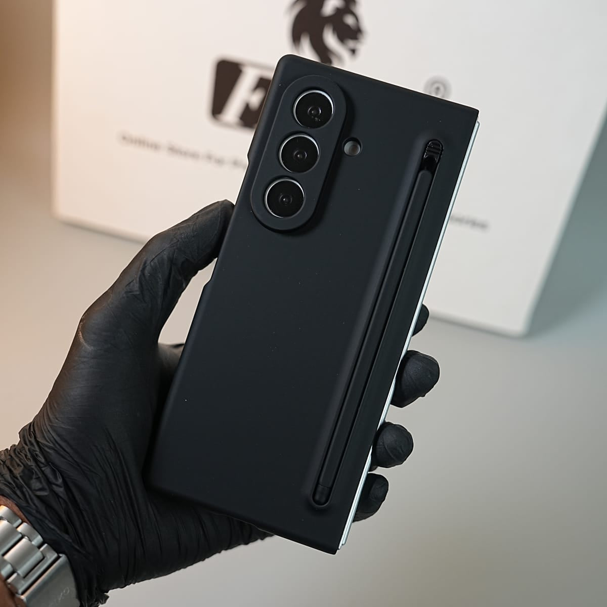 Matte Finish with Full Hinge Protection For Galaxy Z Fold 8 Ultra | S Pen Holder Protective Case