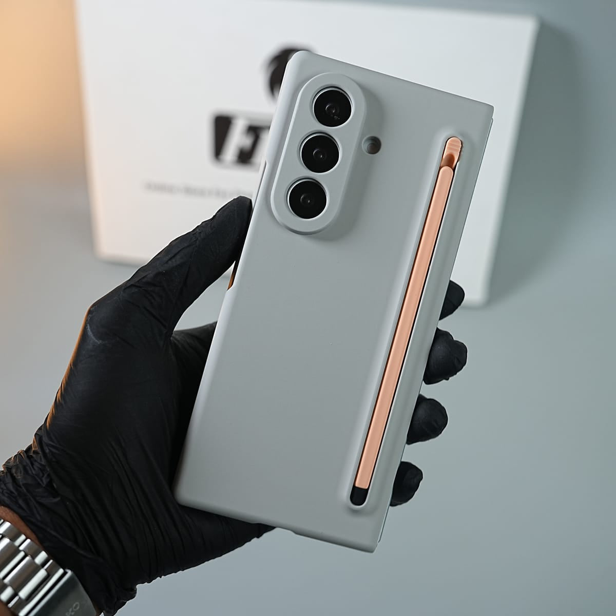 Matte Finish with Full Hinge Protection For Galaxy Z Fold 8 Ultra | S Pen Holder Protective Case