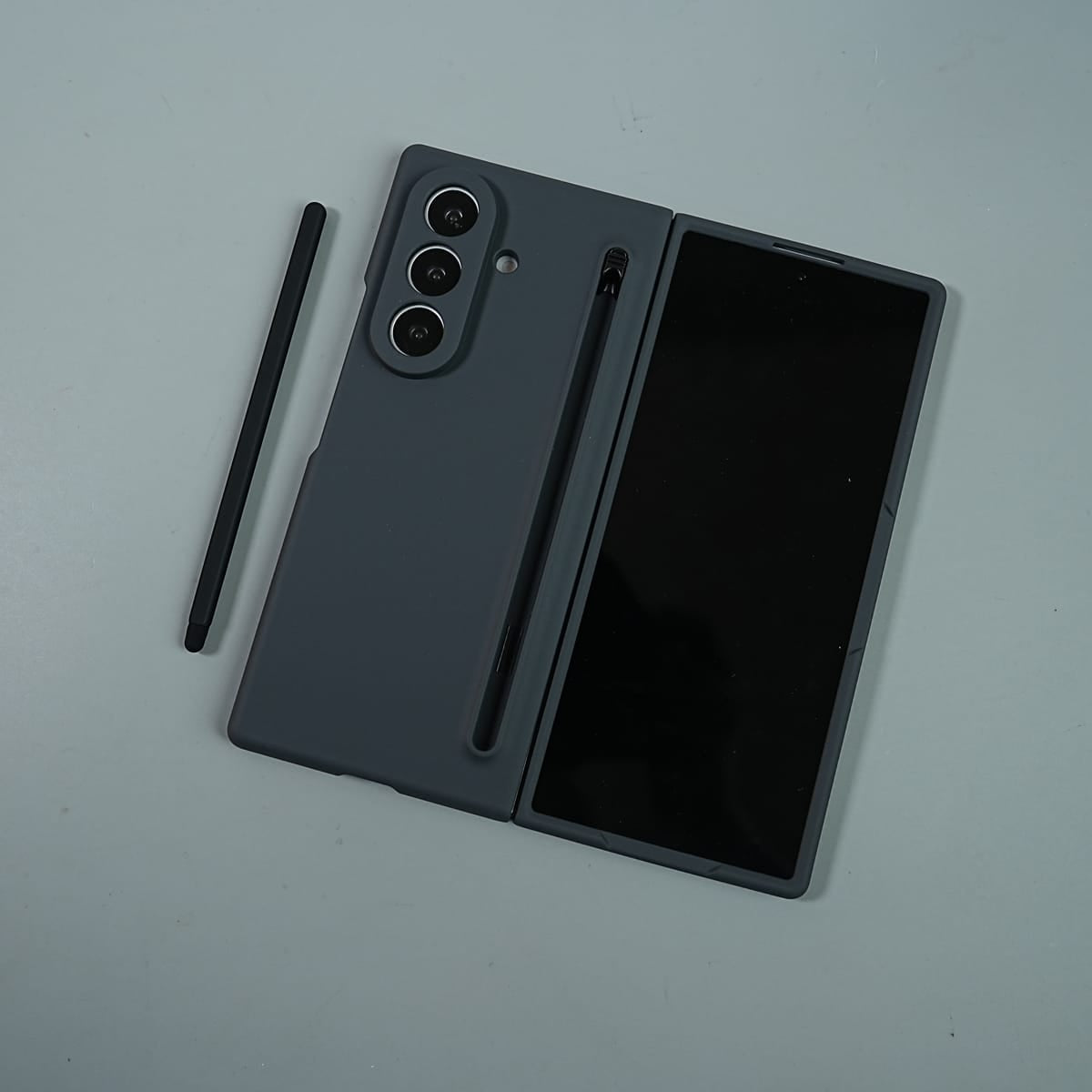 Matte Finish with Full Hinge Protection For Galaxy Z Fold 8 Ultra | S Pen Holder Protective Case