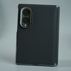 Matte Protective Case with Carbon Fiber Texture & Dual Protective Material For Galaxy Z Fold 8