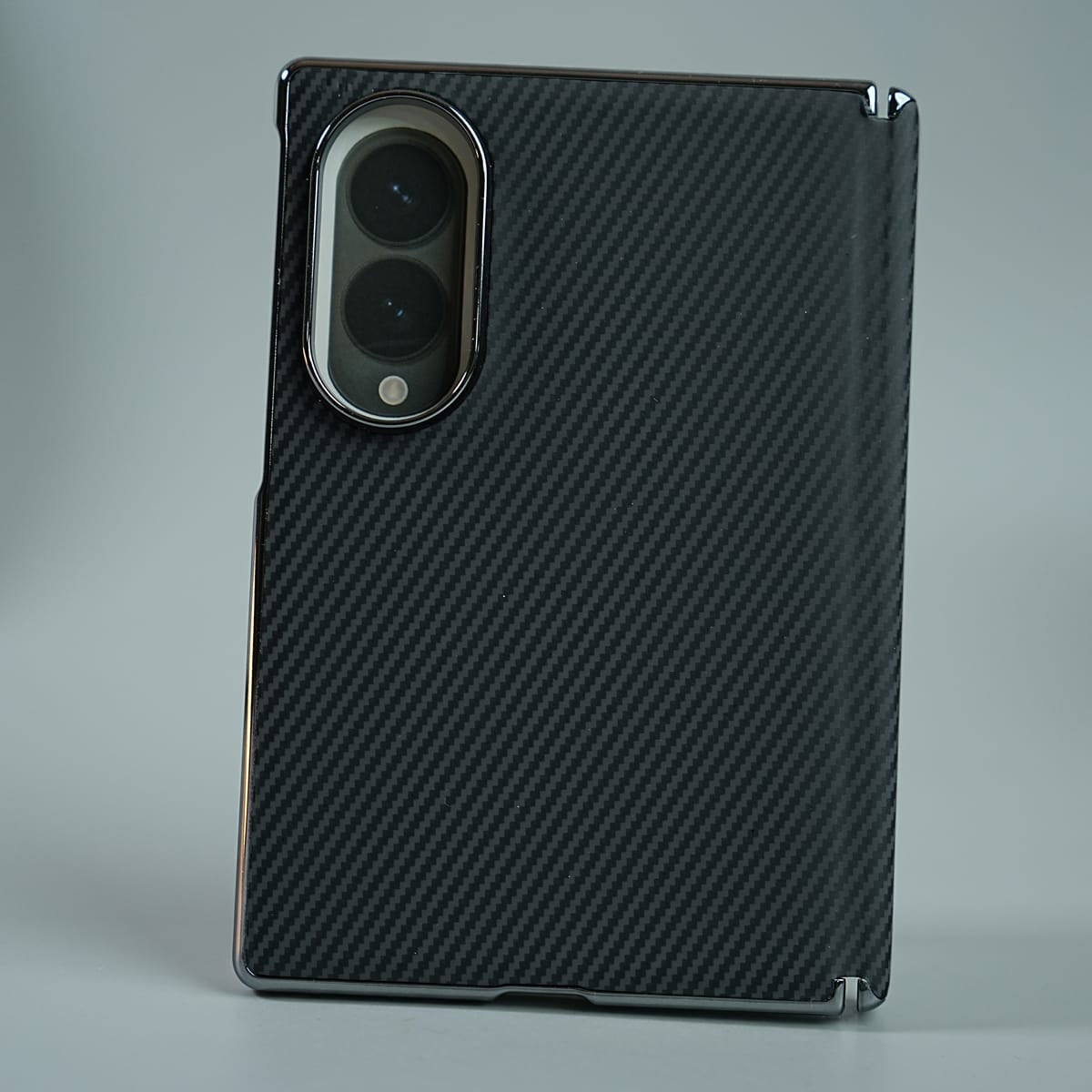 Matte Protective Case with Carbon Fiber Texture & Dual Protective Material For Galaxy Z Fold 8