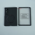 Matte Ring Stand Case For Samsung Galaxy Z Fold 8 | Built-in Screen Protector & Full Hinge Protection
