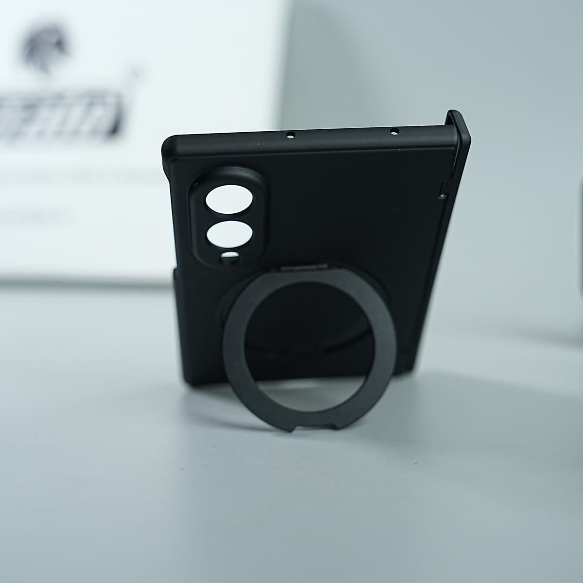 Matte Ring Stand Case For Samsung Galaxy Z Fold 8 | Built-in Screen Protector & Full Hinge Protection