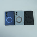 Matte Ring Stand Case For Samsung Galaxy Z Fold 8 | Built-in Screen Protector & Full Hinge Protection