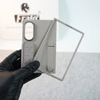 Matte Silicone Wrist Strap Case For Samsung Galaxy Z Fold 8 | Built in Kick Stand