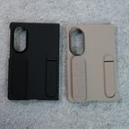 Matte Silicone Wrist Strap Case For Samsung Galaxy Z Fold 8 | Built in Kick Stand