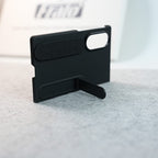 Matte Silicone Wrist Strap Case For Samsung Galaxy Z Fold 8 | Built in Kick Stand