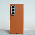 Premium Leather Texture Protective Case For Galaxy Z Fold 8 Ultra | Front Frame & Raised Camera Frame