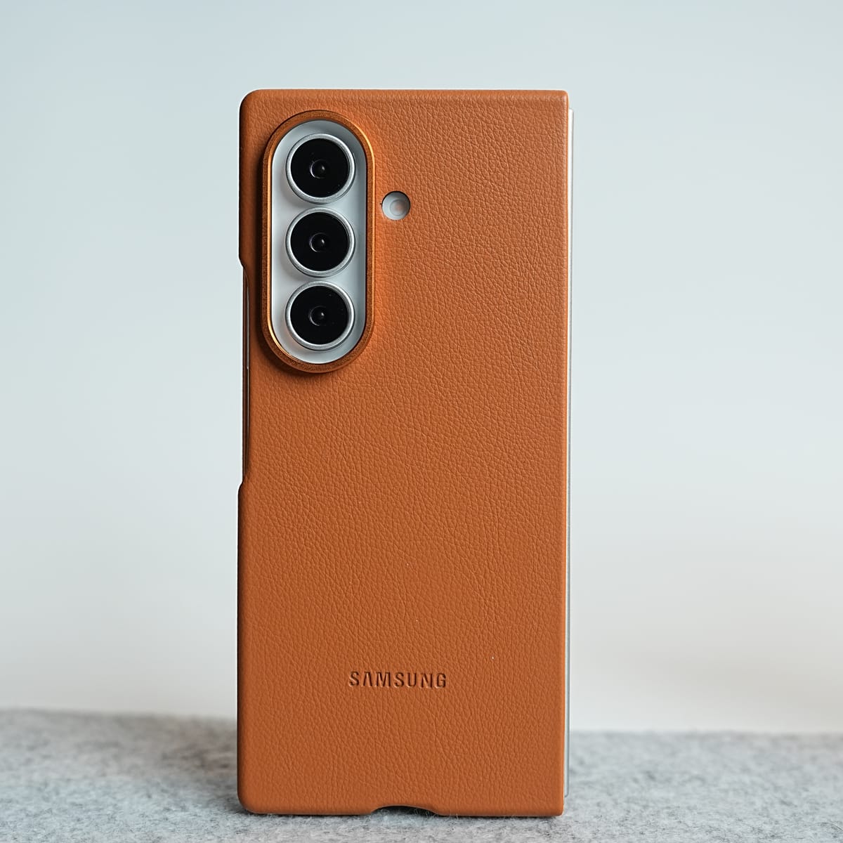 Premium Leather Texture Protective Case For Galaxy Z Fold 8 Ultra | Front Frame & Raised Camera Frame