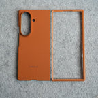 Premium Leather Texture Protective Case For Galaxy Z Fold 8 Ultra | Front Frame & Raised Camera Frame