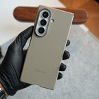 Premium Leather Texture Protective Case For Galaxy Z Fold 8 Ultra | Front Frame & Raised Camera Frame