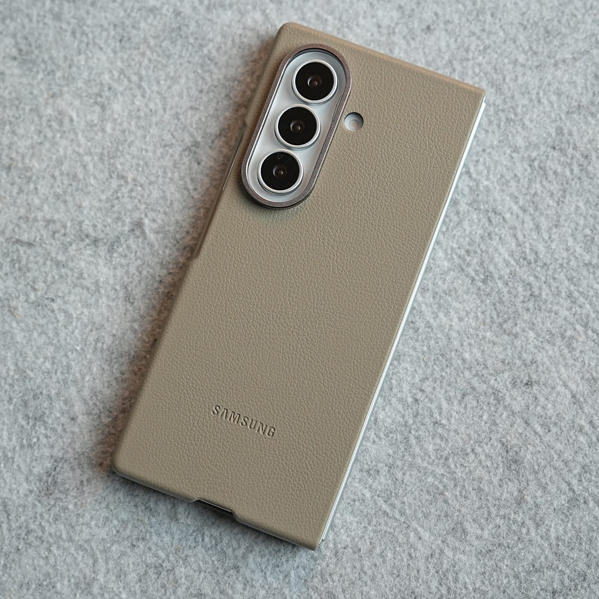 Premium Leather Texture Protective Case For Galaxy Z Fold 8 Ultra | Front Frame & Raised Camera Frame