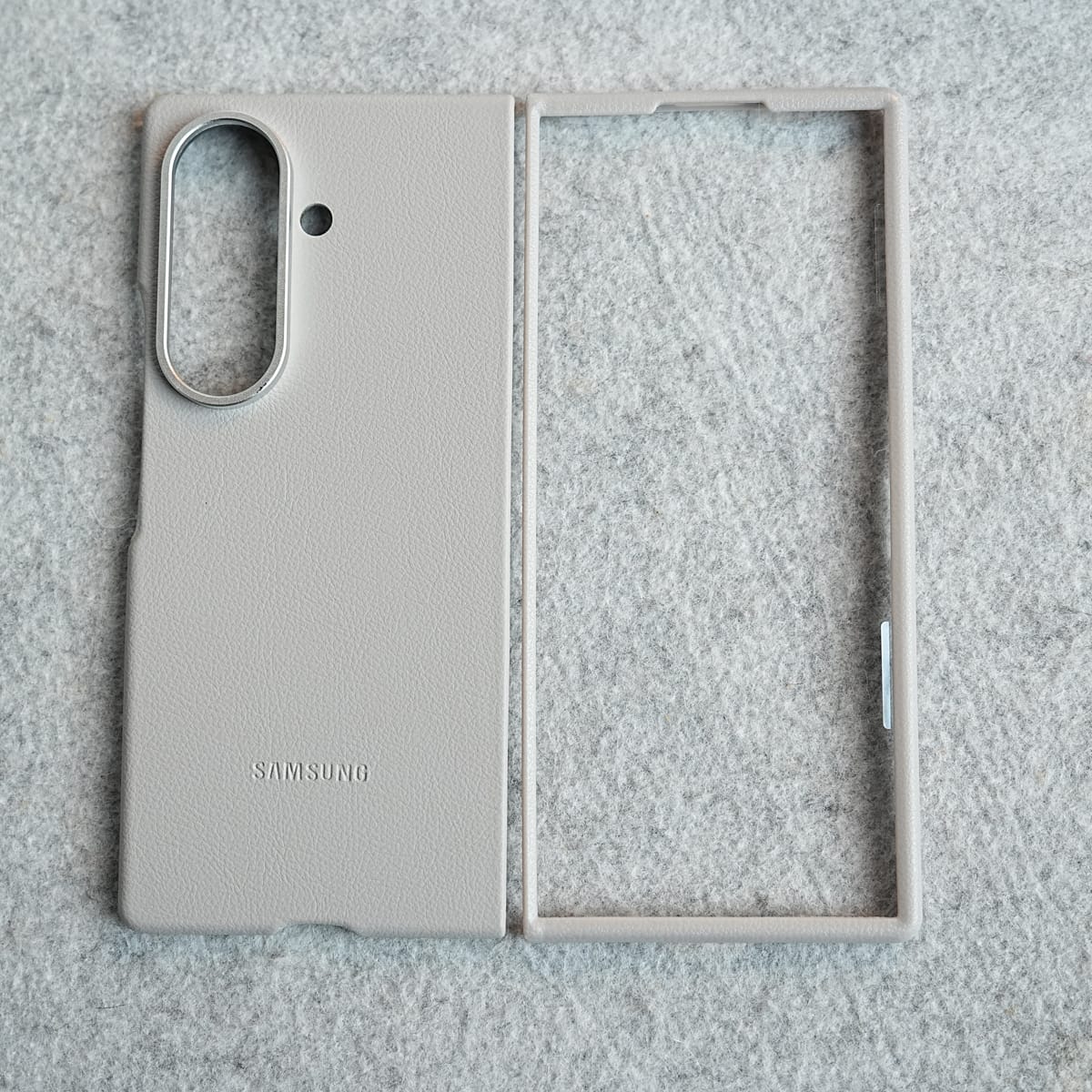 Premium Leather Texture Protective Case For Galaxy Z Fold 8 Ultra | Front Frame & Raised Camera Frame