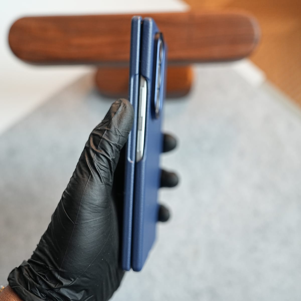 Premium Leather Texture Protective Case For Galaxy Z Fold 8 Ultra | Front Frame & Raised Camera Frame