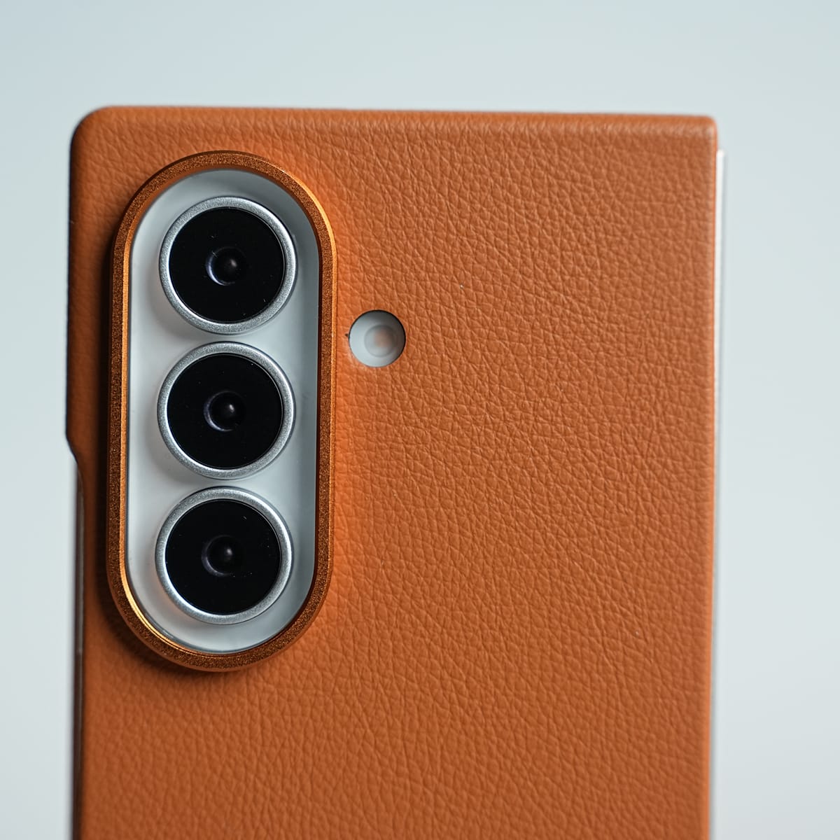 Premium Leather Texture Protective Case For Galaxy Z Fold 8 Ultra | Front Frame & Raised Camera Frame