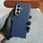 Premium Leather Texture Protective Case For Galaxy Z Fold 8 Ultra | Front Frame & Raised Camera Frame