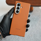 Premium Leather Texture Protective Case For Galaxy Z Fold 8 Ultra | Front Frame & Raised Camera Frame