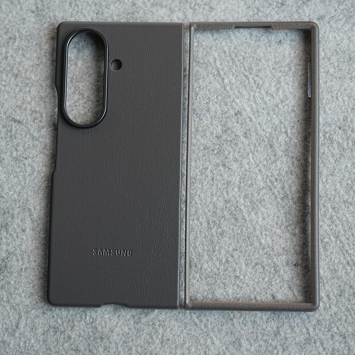 Premium Leather Texture Protective Case For Galaxy Z Fold 8 Ultra | Front Frame & Raised Camera Frame