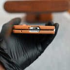 Premium Leather Texture Protective Case For Galaxy Z Fold 8 Ultra | Front Frame & Raised Camera Frame