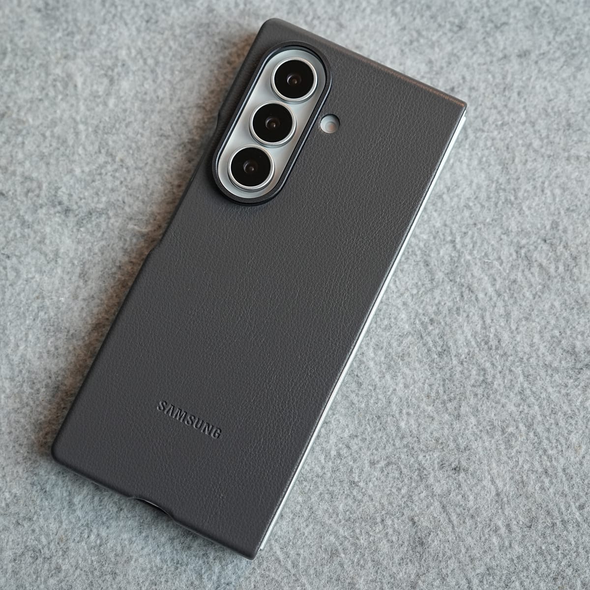 Premium Leather Texture Protective Case For Galaxy Z Fold 8 Ultra | Front Frame & Raised Camera Frame