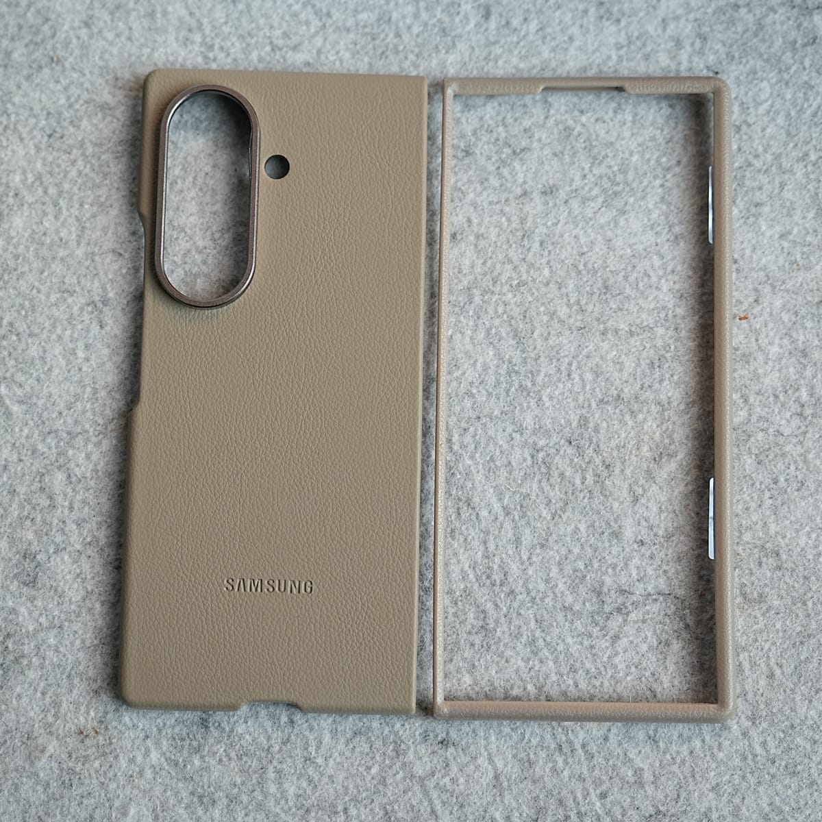 Premium Leather Texture Protective Case For Galaxy Z Fold 8 Ultra | Front Frame & Raised Camera Frame
