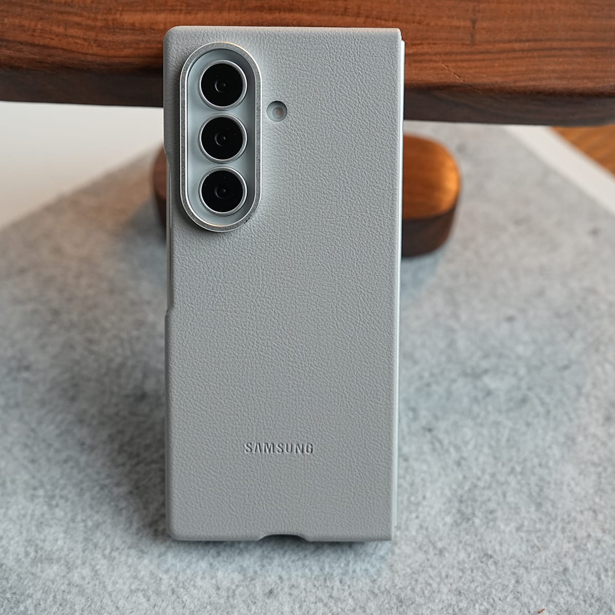 Premium Leather Texture Protective Case For Galaxy Z Fold 8 Ultra | Front Frame & Raised Camera Frame