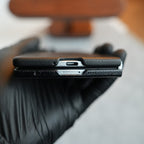 Premium Leather Texture Protective Case For Galaxy Z Fold 8 Ultra | Front Frame & Raised Camera Frame