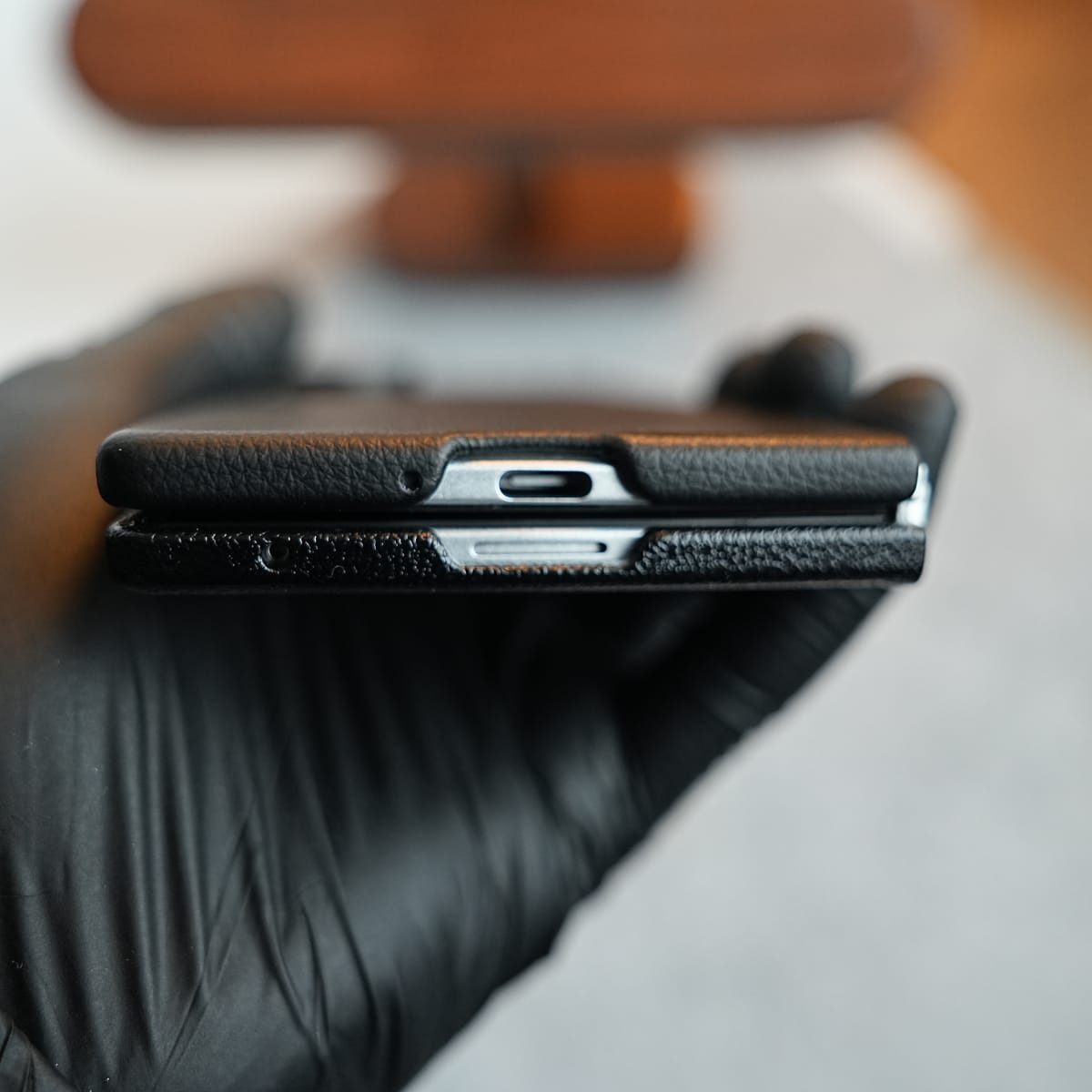 Premium Leather Texture Protective Case For Galaxy Z Fold 8 Ultra | Front Frame & Raised Camera Frame