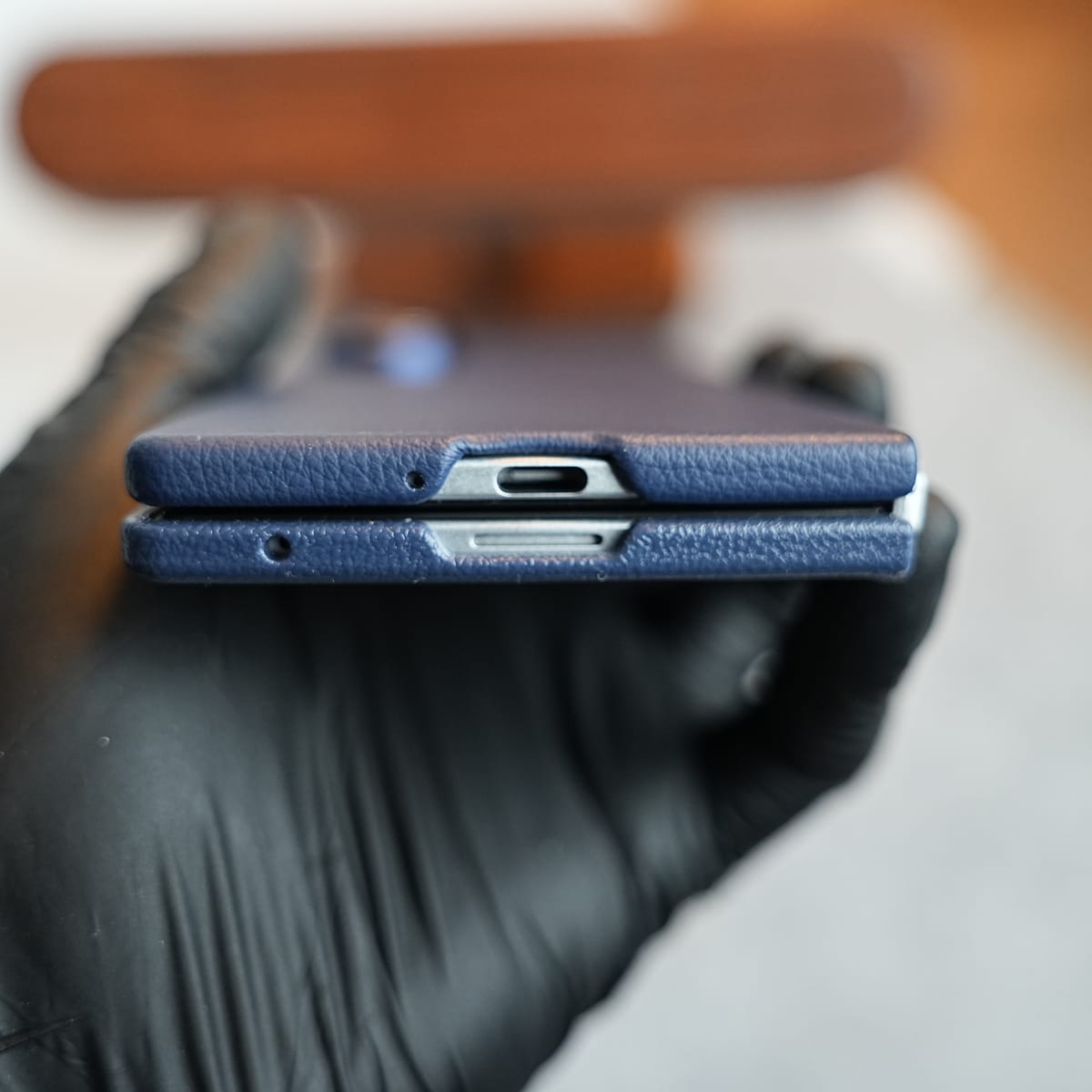 Premium Leather Texture Protective Case For Galaxy Z Fold 8 Ultra | Front Frame & Raised Camera Frame