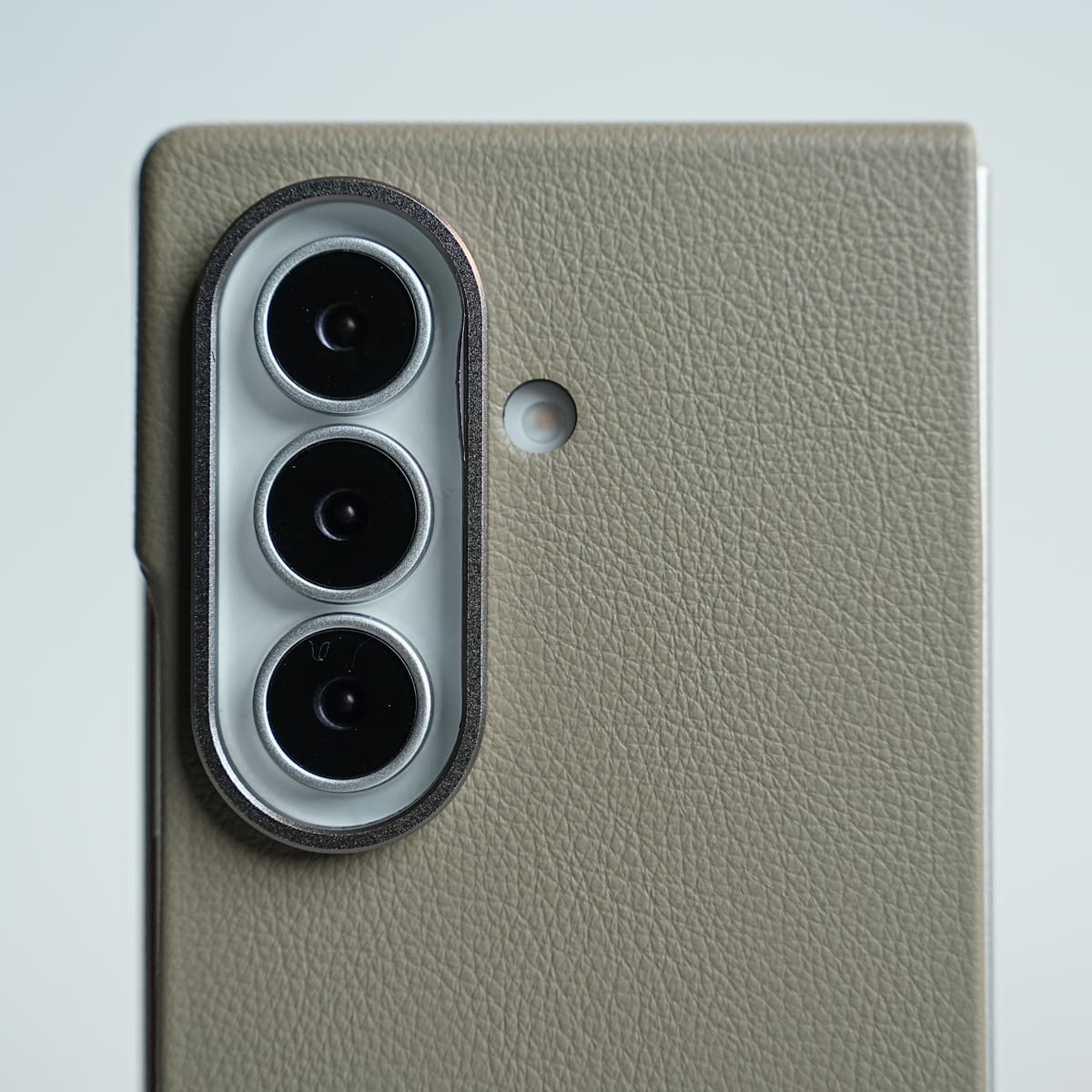 Premium Leather Texture Protective Case For Galaxy Z Fold 8 Ultra | Front Frame & Raised Camera Frame