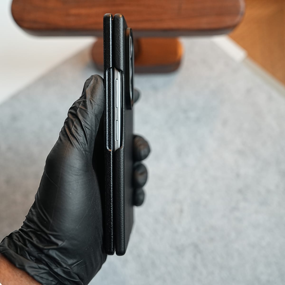 Premium Leather Texture Protective Case For Galaxy Z Fold 8 Ultra | Front Frame & Raised Camera Frame