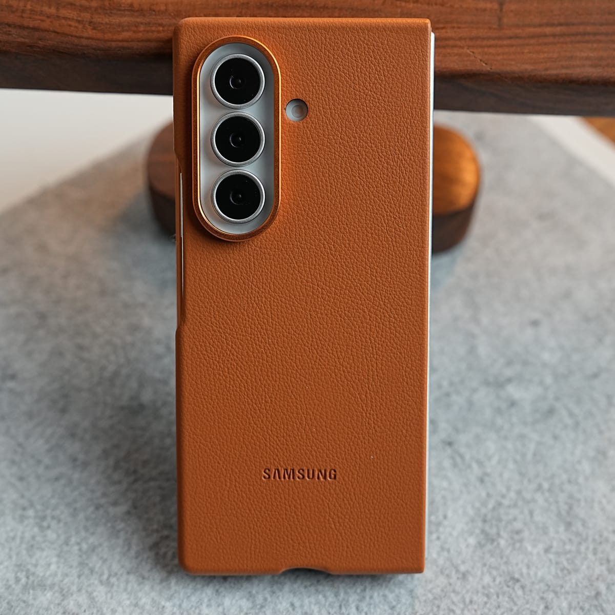 Premium Leather Texture Protective Case For Galaxy Z Fold 8 Ultra | Front Frame & Raised Camera Frame