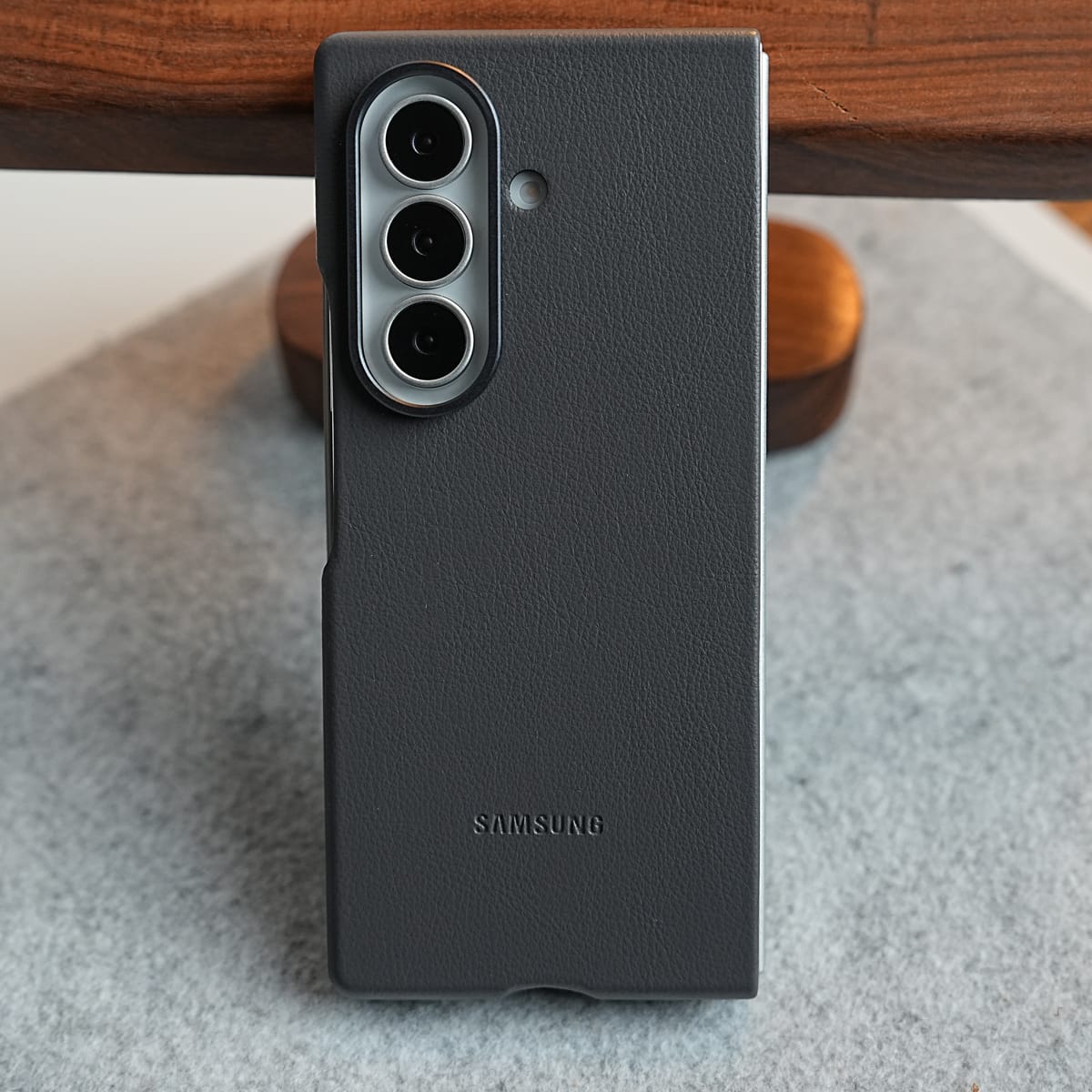 Premium Leather Texture Protective Case For Galaxy Z Fold 8 Ultra | Front Frame & Raised Camera Frame