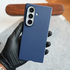 Premium Leather Texture Protective Case For Galaxy Z Fold 8 Ultra | Front Frame & Raised Camera Frame