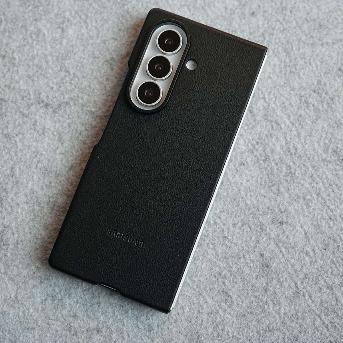 Premium Leather Texture Protective Case For Galaxy Z Fold 8 Ultra | Front Frame & Raised Camera Frame