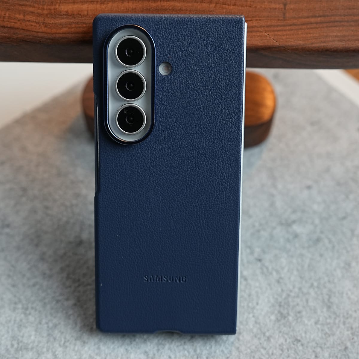 Premium Leather Texture Protective Case For Galaxy Z Fold 8 Ultra | Front Frame & Raised Camera Frame