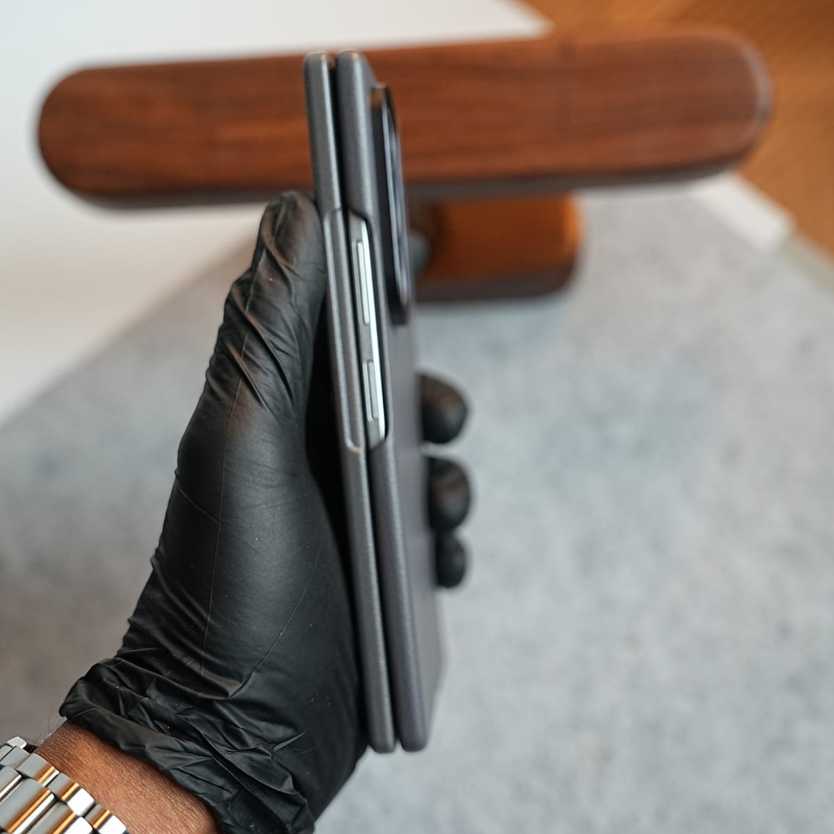 Premium Leather Texture Protective Case For Galaxy Z Fold 8 Ultra | Front Frame & Raised Camera Frame
