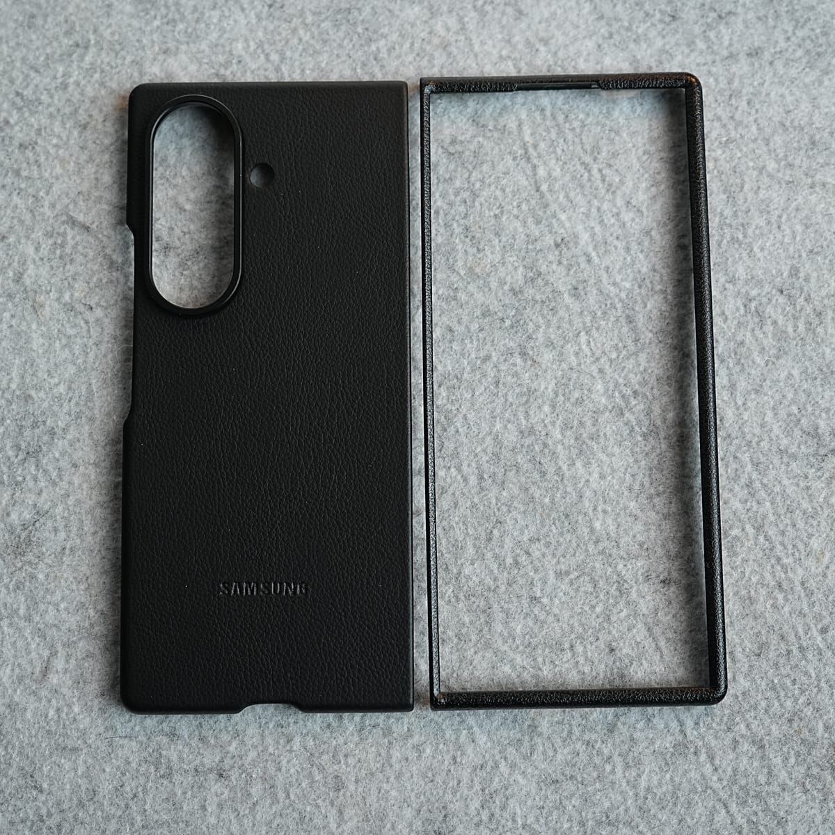 Premium Leather Texture Protective Case For Galaxy Z Fold 8 Ultra | Front Frame & Raised Camera Frame