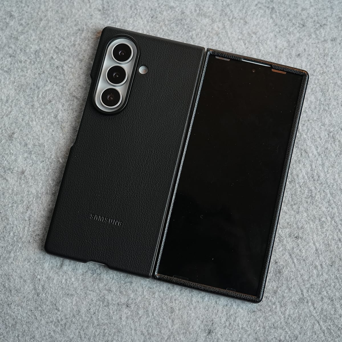Premium Leather Texture Protective Case For Galaxy Z Fold 8 Ultra | Front Frame & Raised Camera Frame