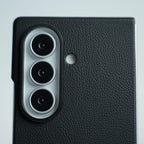 Premium Leather Texture Protective Case For Galaxy Z Fold 8 Ultra | Front Frame & Raised Camera Frame