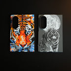 Tiger Printed Hard PC Cover for Samsung Galaxy Z Fold 8 with MagSafe | Shockproof Slim Protection