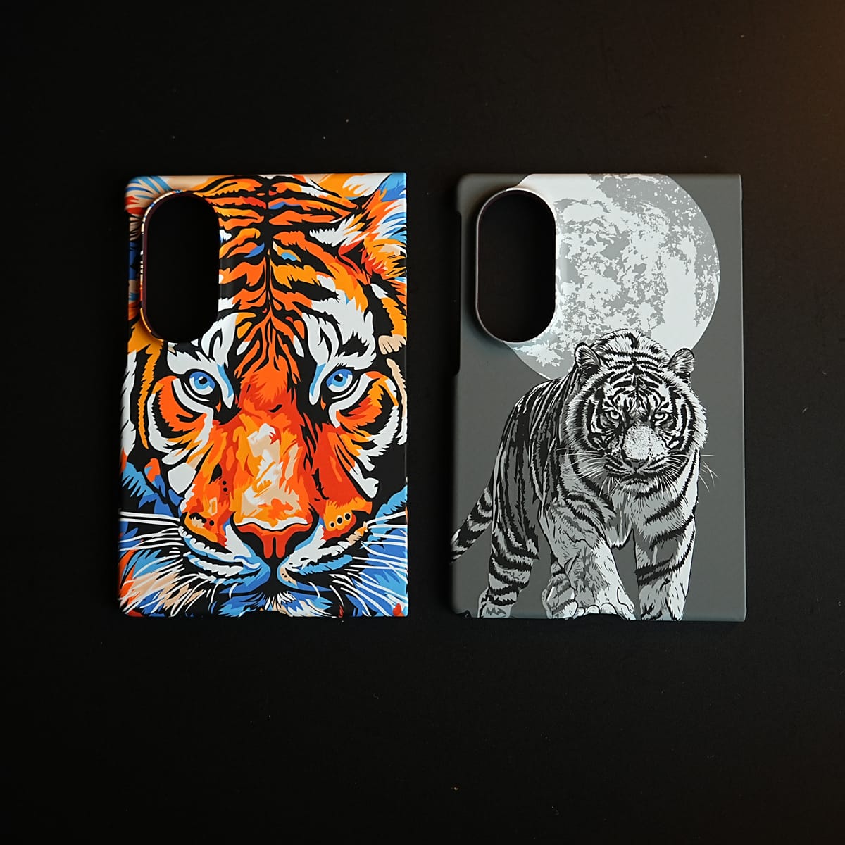 Tiger Printed Hard PC Cover for Samsung Galaxy Z Fold 8 with MagSafe | Shockproof Slim Protection